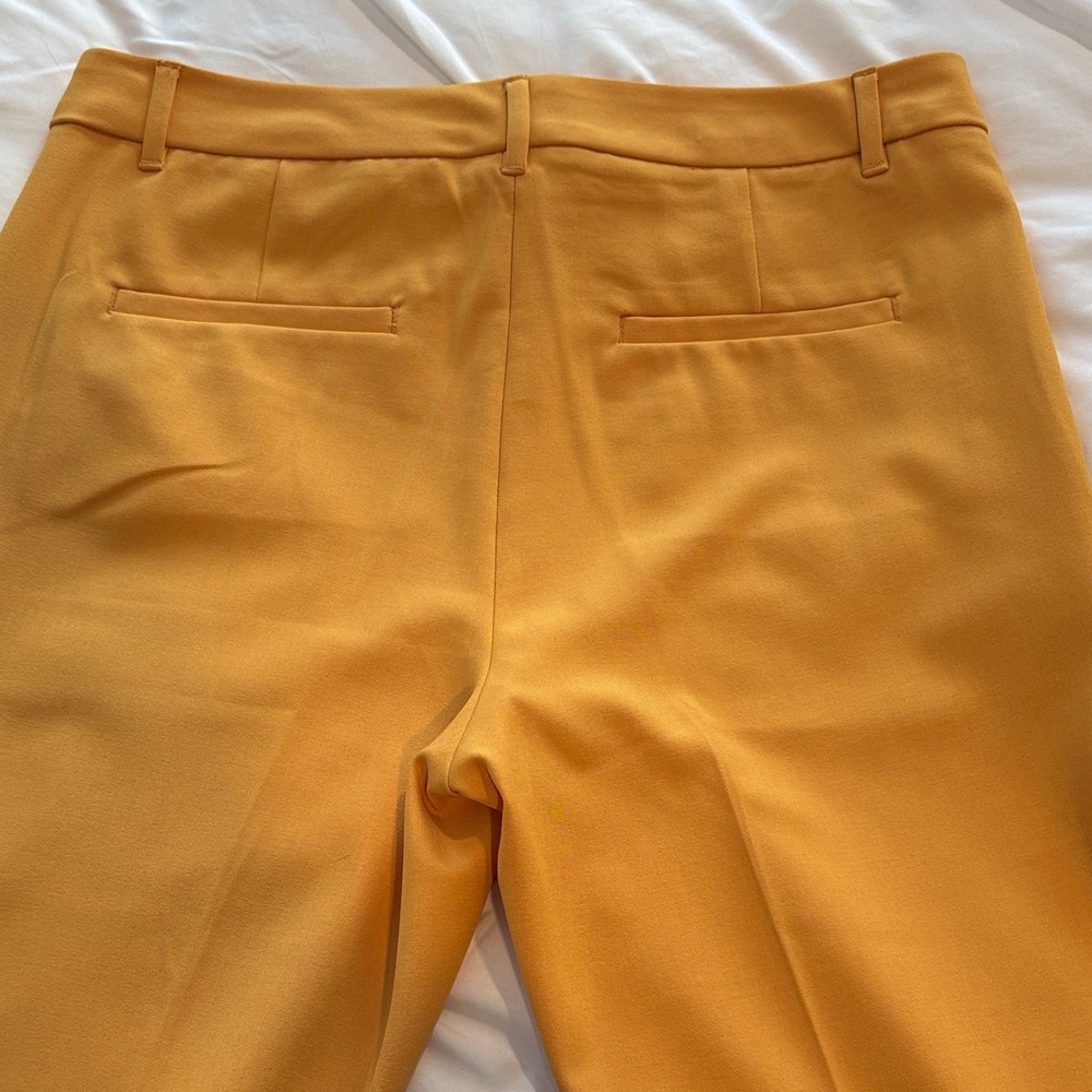 Banana Republic Sculpted Stretch Pants golden yellow/tan - Picture 6 of 8